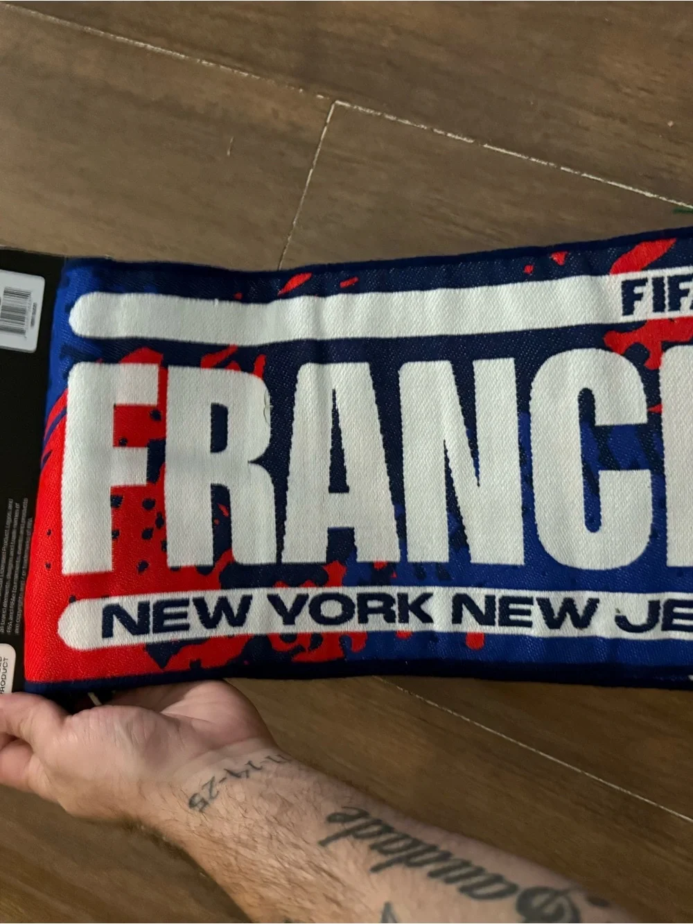 World Cup 2026 soccer scarf france senegal mbappe gameday souvenir
